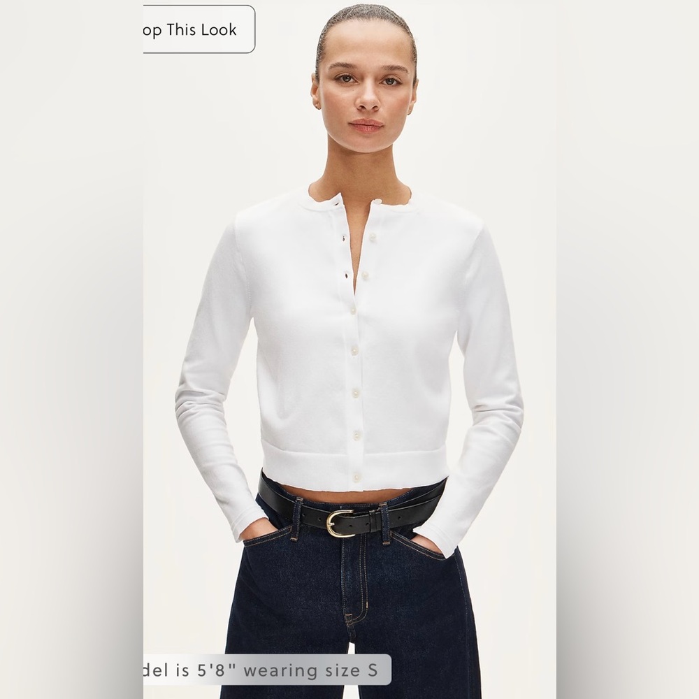 J.Crew Jackie cardigan in premium ultra-fine cotton